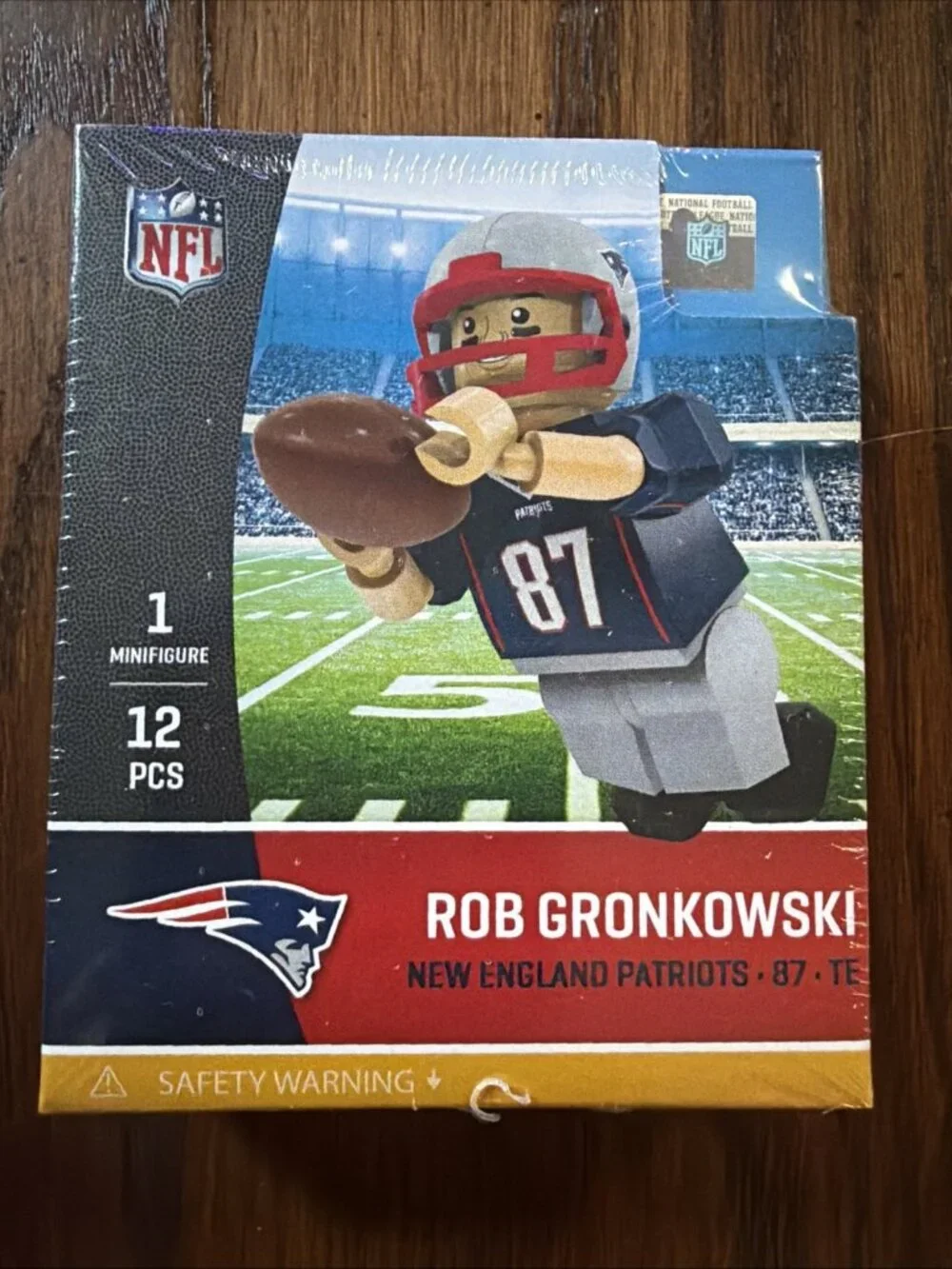 Oyo NFL Team Mini Figure New‎ England Patriots ROB GRONKOWSKI RARE!